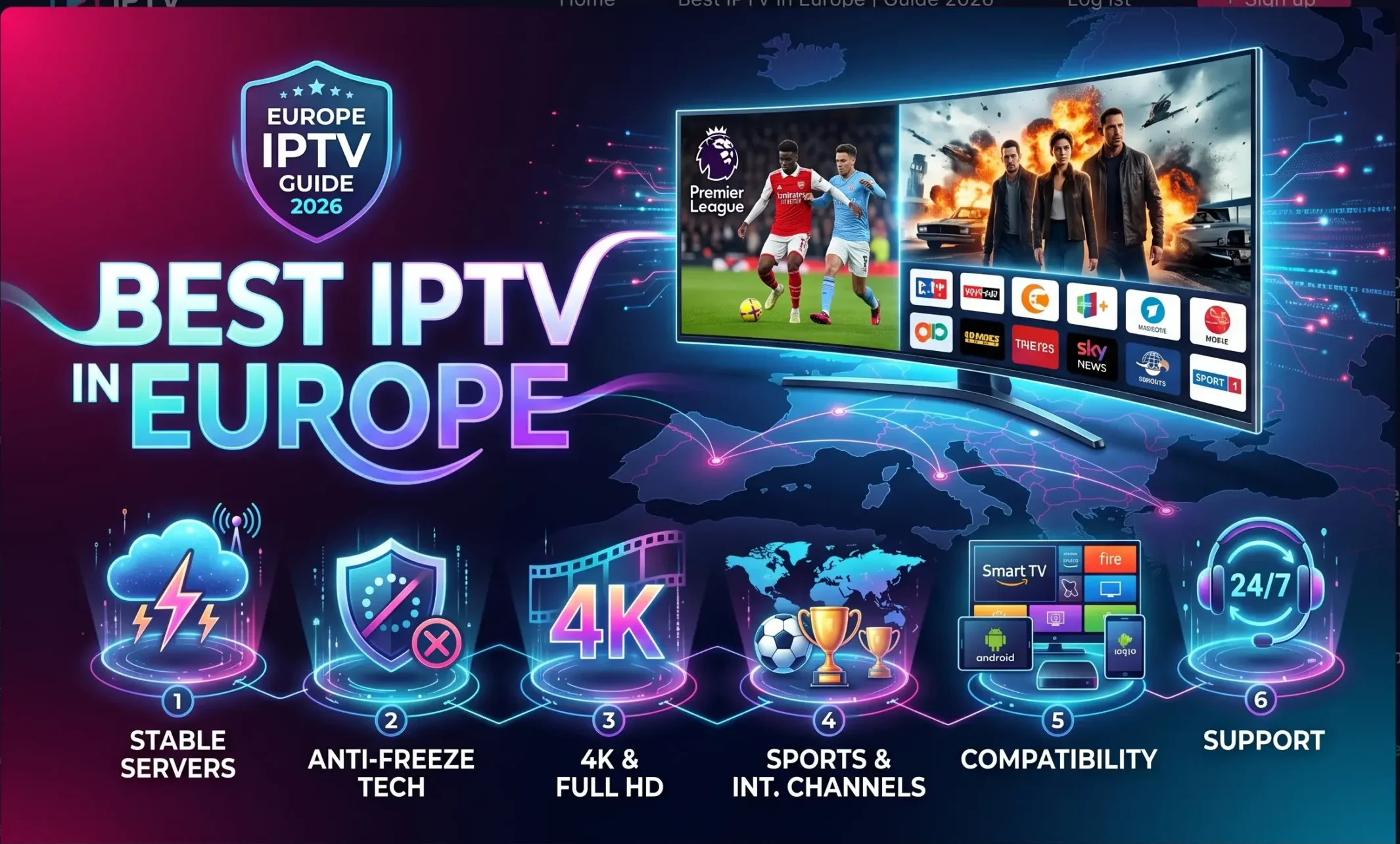 Best IPTV in Europe 2026 Guide